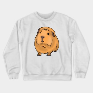 Saffron Gold Crested Guinea Pig Crewneck Sweatshirt